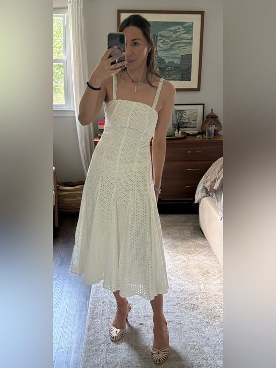 Anthropologie Dresses & Skirts - Maeve by Anthropologie Lelia Eyelet Sleeveless Midi Dress